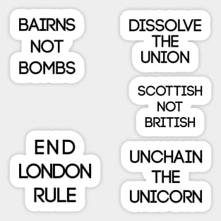 PRO SCOTTISH INDEPENDENCE STICKER PACK #3 Sticker